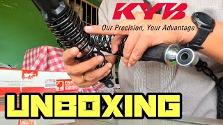 KYB YAMAHA AEROX SHOCK  UNBOXING [upl. by Felipe]