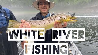 White River Trout Fishing for Rainbows and Browns [upl. by Noiro]