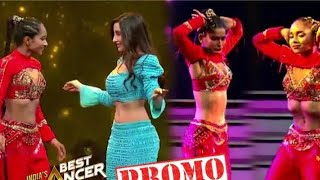 vartika and Soumya hai garmi song dance Soumya and Nora Fateh hot dance India best dancer season 2 [upl. by Nawuq]