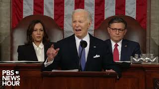 WATCH ‘I will not bow down’ to Putin on Ukraine Biden says  2024 State of the Union [upl. by Eileek]