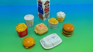 MCDONALDS CHANGEABLES 1988 TRANSFORMING FOOD COLLECTIONS [upl. by Abibah378]