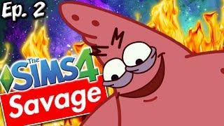 SAVAGE Patrick is SAVAGE  The Sims 4 Memes Theme  Ep 2 [upl. by Fakieh635]