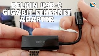 Belkin USBC Gigabit Ethernet Adapter Review for 12 inch MacBook [upl. by Ihcalam]