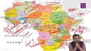 Geography Through Maps  Part 47 Africa [upl. by Oiramej76]