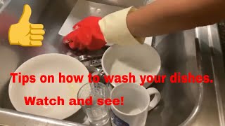 How to Properly Wash Dishes By Hand [upl. by Yevoc]