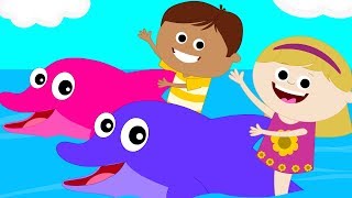 We Are The Dolphins  Nursery Rhymes and Kids Songs  Children Rhyme [upl. by Crosley6]