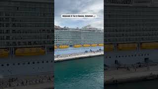 Shiploads Of Fun In Nassau 🛳️🇧🇸 nassaubahamas cruiseport cruisevacation [upl. by Anayik]