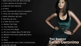 Sarah Geronimo Greatest Hits  NonStop Playlist [upl. by Adrial]