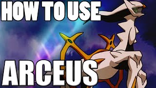 Pokémon How To Use Arceus Arceus Moveset  Pokemon Omega Ruby and Alpha Sapphire  XampY Guide [upl. by Salokin]