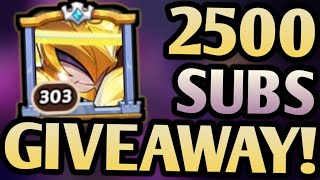 Idle heroes  2500 Subscribers GIVEAWAY [upl. by Malliw]