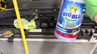 REFRIGERANT BUBBLE LEAK TESTING  Using big blue micro bubble leak detector ￼ [upl. by Socram]