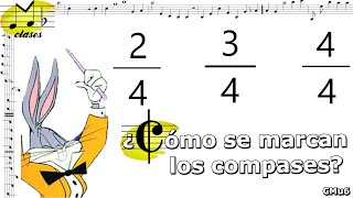 El marcaje de los compases de 24 34 y 44 REMAKE Lección musical 6 FÁCIL DIVERTIDA [upl. by Nick145]