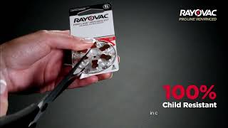 Rayovac Pro Line  how to open child resistant packaging [upl. by Hachman]