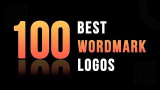 100 Best Wordmark Logo Design  Creative Logotype Design  Lettermark Logo  Adobe Creative Cloud [upl. by Najram]