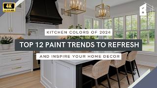 Kitchen Colors of 2024 Top 12 Paint Trends to Refresh and Inspire Your Home Decor [upl. by Rori695]