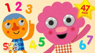 Count amp Sing with Super Simple  Preschool Counting Songs  Super Simple Songs [upl. by Nomar924]