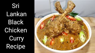 Sri Lankan Black Chicken Curry Recipe Authentic Sri Lankan Chicken Curry  By Chef Mahesh Ram [upl. by Jaeger208]