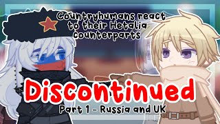 DISCONTINUED  Countryhumans react to their Hetalia counterparts  spacylunary [upl. by Waldack]