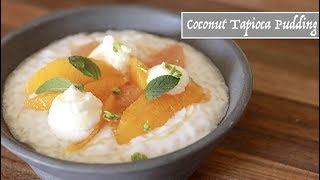 Coconut Tapioca Pudding [upl. by Arahsit]