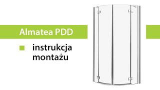 Montaż kabiny prysznicowej Radaway  Radaway Almatea PDD [upl. by Saravat]