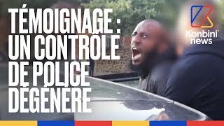 Un contrôle de police vire en violente agression  Le témoignage de Boubacar  Konbini [upl. by Ahsirk526]