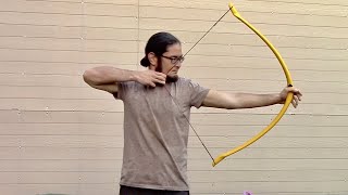 Making a 50 Pound Egyptian Style PVC Pipe Bow [upl. by Nueoras347]