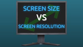 Screen Size vs Screen Resolution  Explained [upl. by Aneelak]