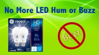 How to Stop Humm or Buzz from LED Light Bulbs [upl. by Otrevire]