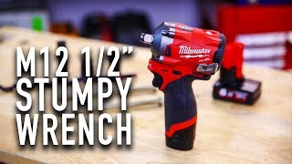 Milwaukee M12 FUEL Stubby Impact Wrench M12FIWF120 [upl. by Nillor427]