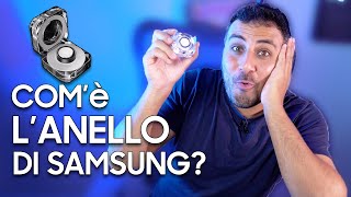 LEMOZIONE DI ESSERE SUL CANALE SAMSUNG CON IL GALAXY RING LANELLO SMART DI SAMSUNG [upl. by Eintirb]