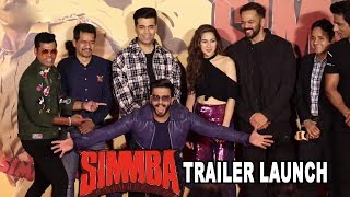 Simmba Movie  Ranveer Singh  Sara Ali Khan  Rohit Shetty  Simmba Trailer Release [upl. by Feola]