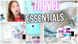 Whats In My Carry On Bag ♡ Travel Essentials [upl. by Yggep]