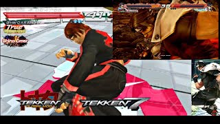 TEKKEN 7 MOD PSP  HWOARANG RAGE ART COMPARE [upl. by Bald]