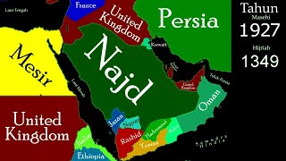 Peta Sejarah Negaranegara Arab di Timur Tengah History map Timeline of Middle East [upl. by Leis]