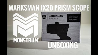 Monstrum Marksman 1X20 Prism Scope Unboxing [upl. by Erminie]