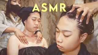 ASMR Creambath  Indonesia Has the Most Complete Hair Spa Treatment in the World [upl. by Pierro585]