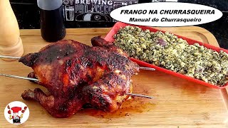 Como Fazer Frango Inteiro Assado na Churrasqueira Perfeito [upl. by Thora]