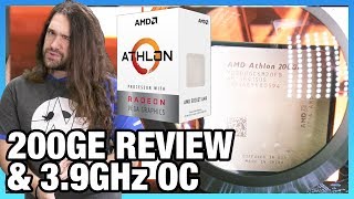 AMD Athlon 200GE Review amp 39GHz Overclocking  Budget Gaming CPU [upl. by Festus30]