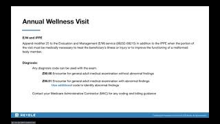 Annual Wellness Visit  Live Webinar Demonstration Series Part 2 AWV Components and Billing [upl. by Frodin]