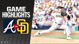 Braves vs Padres Game Highlights 71324  MLB Highlights [upl. by Shermy518]