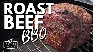 How To Cook Roast Beef On The Grill  How to BBQ Roast Beef [upl. by Eymaj]