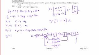 ECE320 Lecture22b State Equation Solutions amp Transfer Functions [upl. by Niriam]