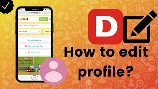 How to edit profile on DoneDeal [upl. by Enirbas]