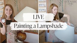 Live Painting a Lampshade with Mary [upl. by Ateiram]