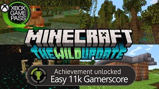 Over 11000 Easy Gamerscore Minecraft Achievement World Update Gamepass Xbox  PC IOS and android [upl. by Sunny]