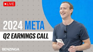 🔴WATCH LIVE Meta Platforms Q2 2024 Earnings Call  META [upl. by Inaoj]