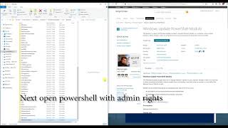 How to update windows with Powershell module [upl. by Madeleine]