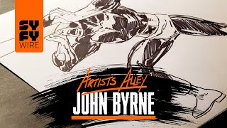 John Byrne Draws Cyclops Artists Alley  SYFY WIRE [upl. by Pavia]