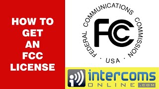 how to Get and FCC License for TwoWay Radios  8882989489 [upl. by Relyat51]