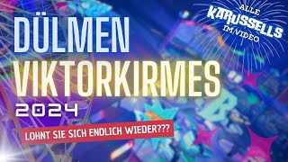 🎡🎢🎠 Viktorkirmes Dülmen 2024 🤩 Tolle Fahrgeschäfte 😍 Nette Kirmes im Münsterland 🤗 4K [upl. by Abehsat]